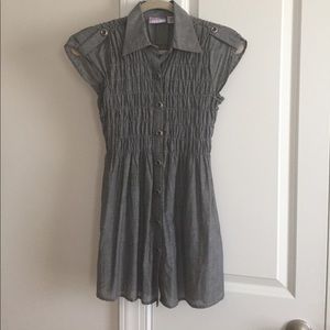 Grey Tunic top/ dress size small