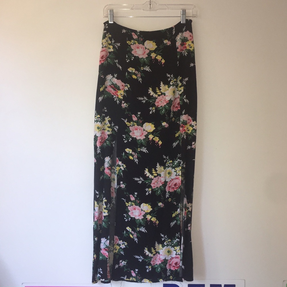 PacSun double slit maxi skirt