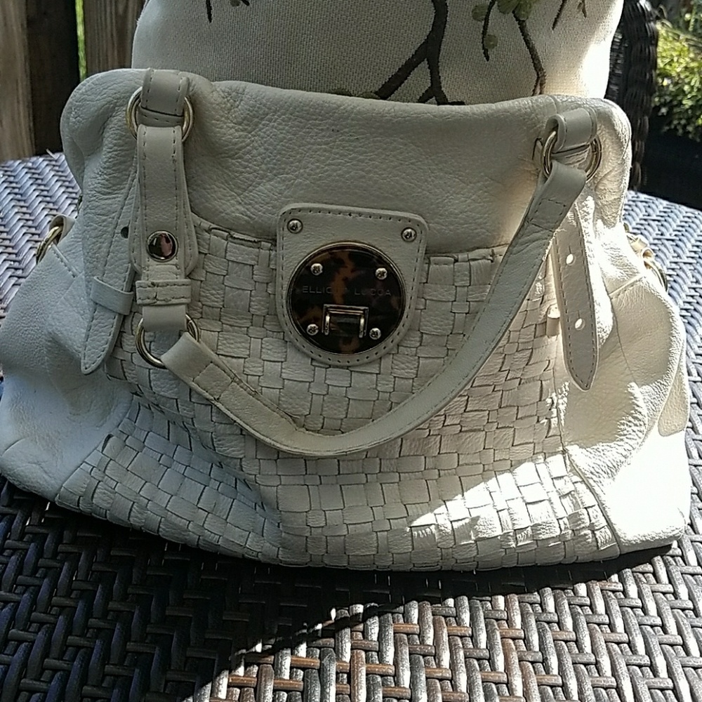Ellioit Lucca leather purse with shoulder strap