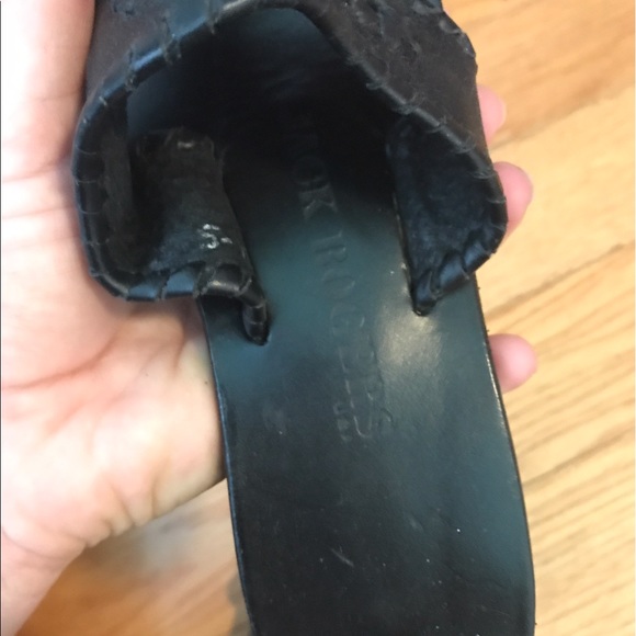 Jack Rogers Navajo Black Leather - Picture 4 of 4