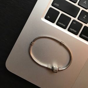 Silver pandora bracelet