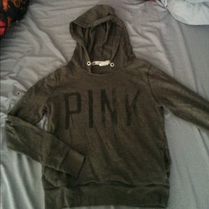 PINK grey sweatshirt