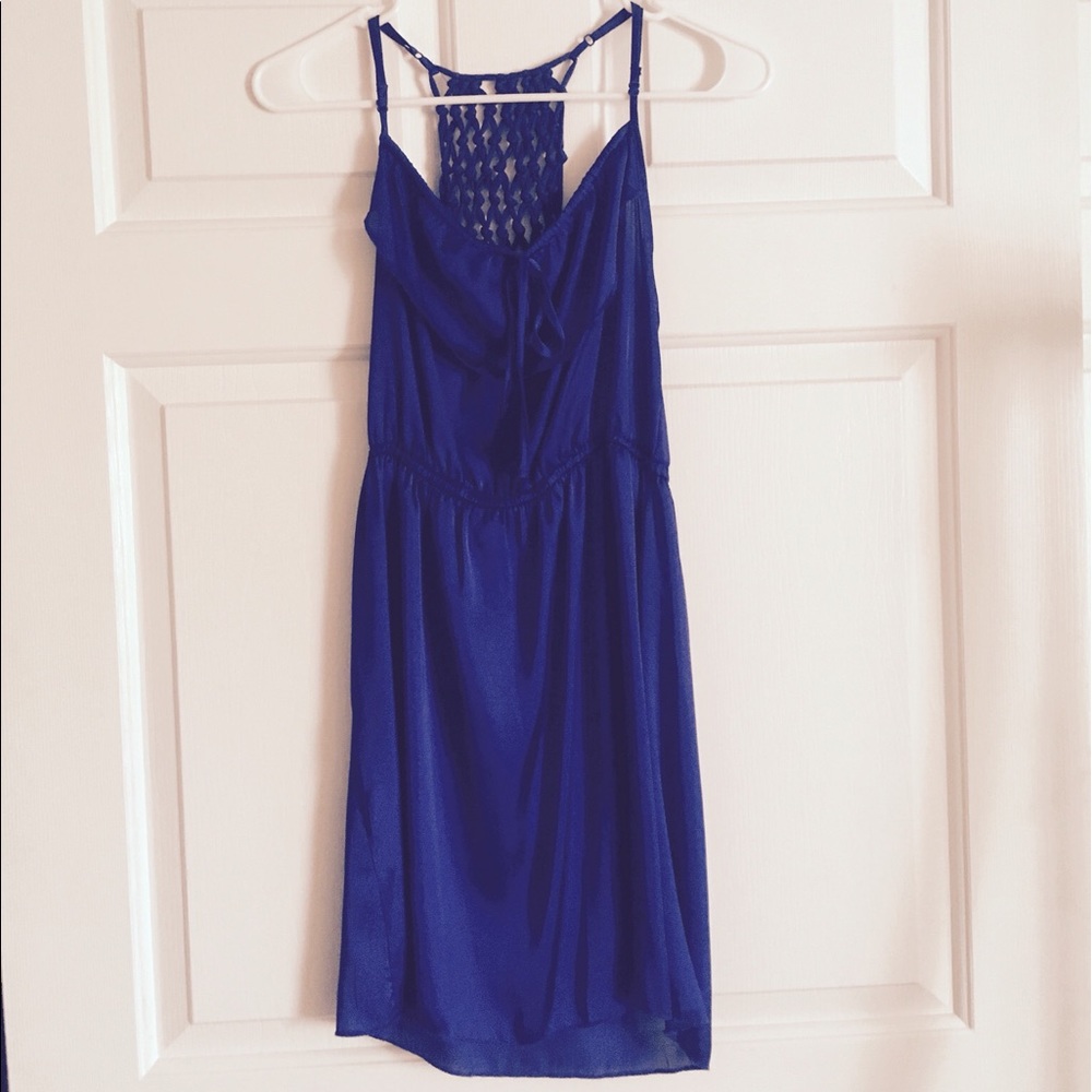Royal blue dress