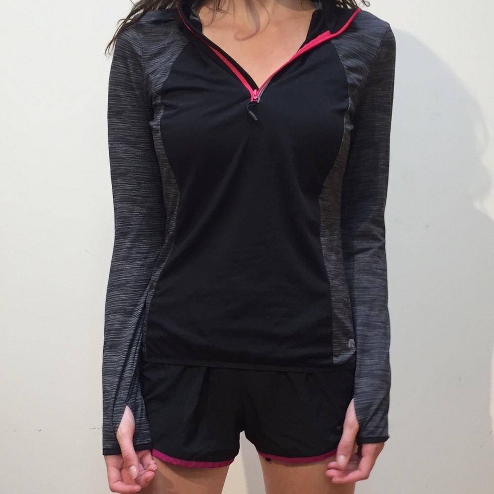 Quarter zip athletic shirt