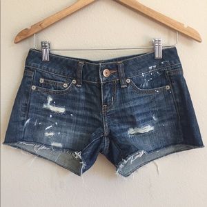 American Eagle Distressed Jeans Shorts