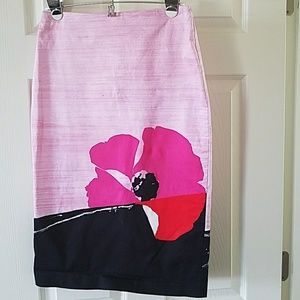 Floral  pencil skirt
