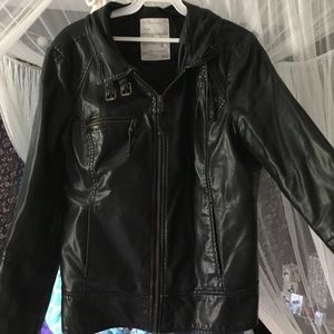 Aeropostale Faux Leather Jacket