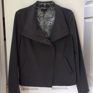 🐾 'Dana Buchman' Gray/Animal Print Zip Jacket 🐾