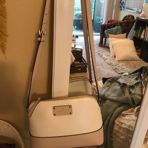 Kate spade tan and white purse
