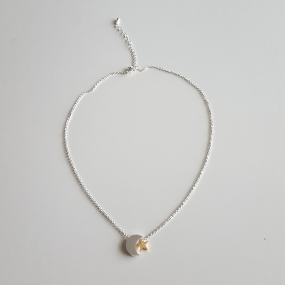 Star and Crescent Moon Necklace - Picture 2 of 4