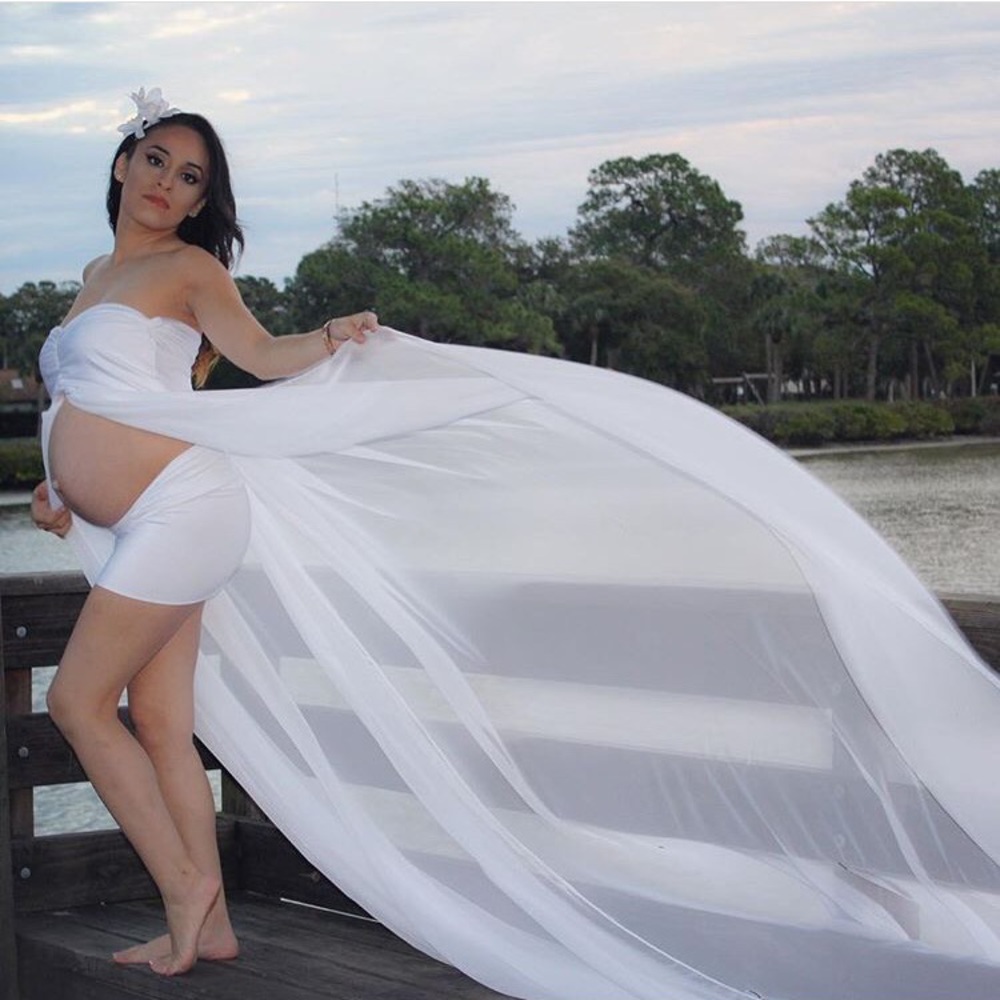 Three maternity gowns for photography