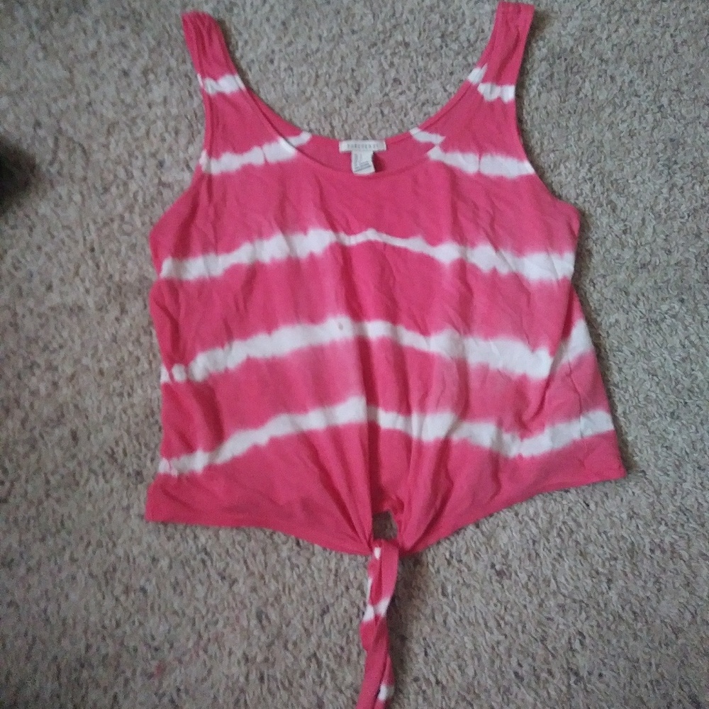 Tie die crop top