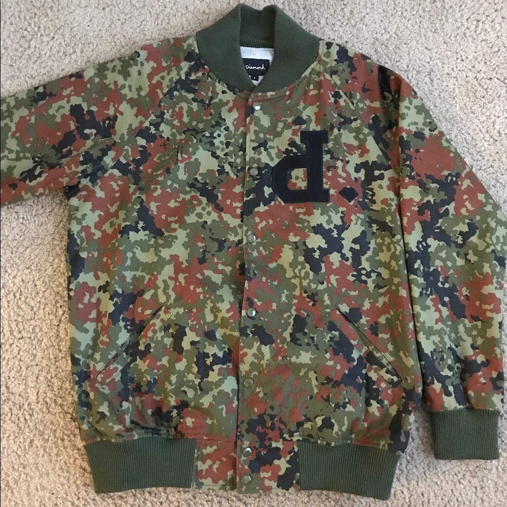 Diamond Supple Co. Un-Polo Twill Varsity Jacket