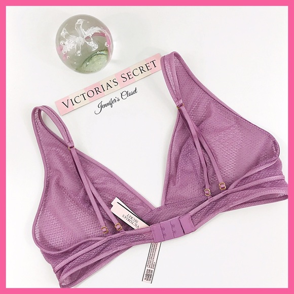 •Victoria's Secret• Mesh plunge bralette - Picture 4 of 4