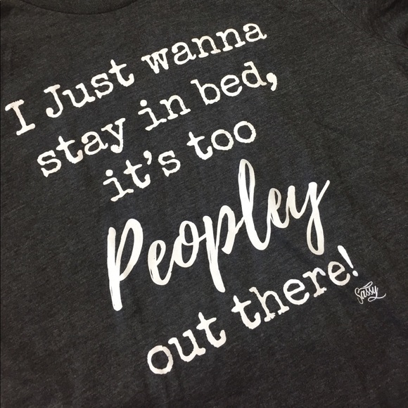 Size small too Peopley out there Tee - Picture 4 of 5
