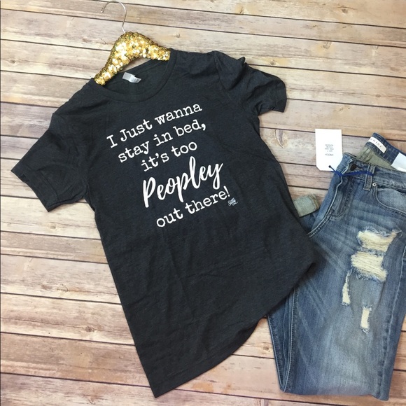 Size small too Peopley out there Tee - Picture 5 of 5