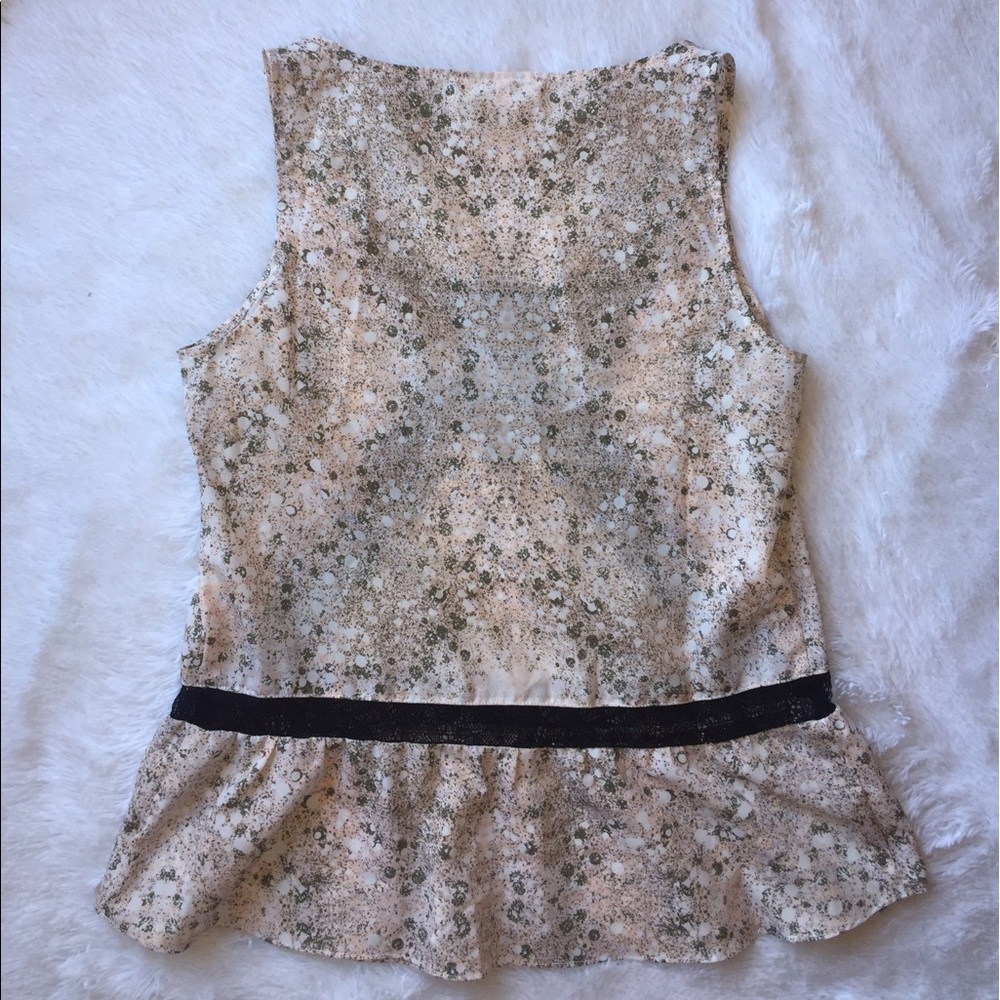 🔻| BCBG Generation | Lace Detailed Splatter Tank - Picture 5 of 8