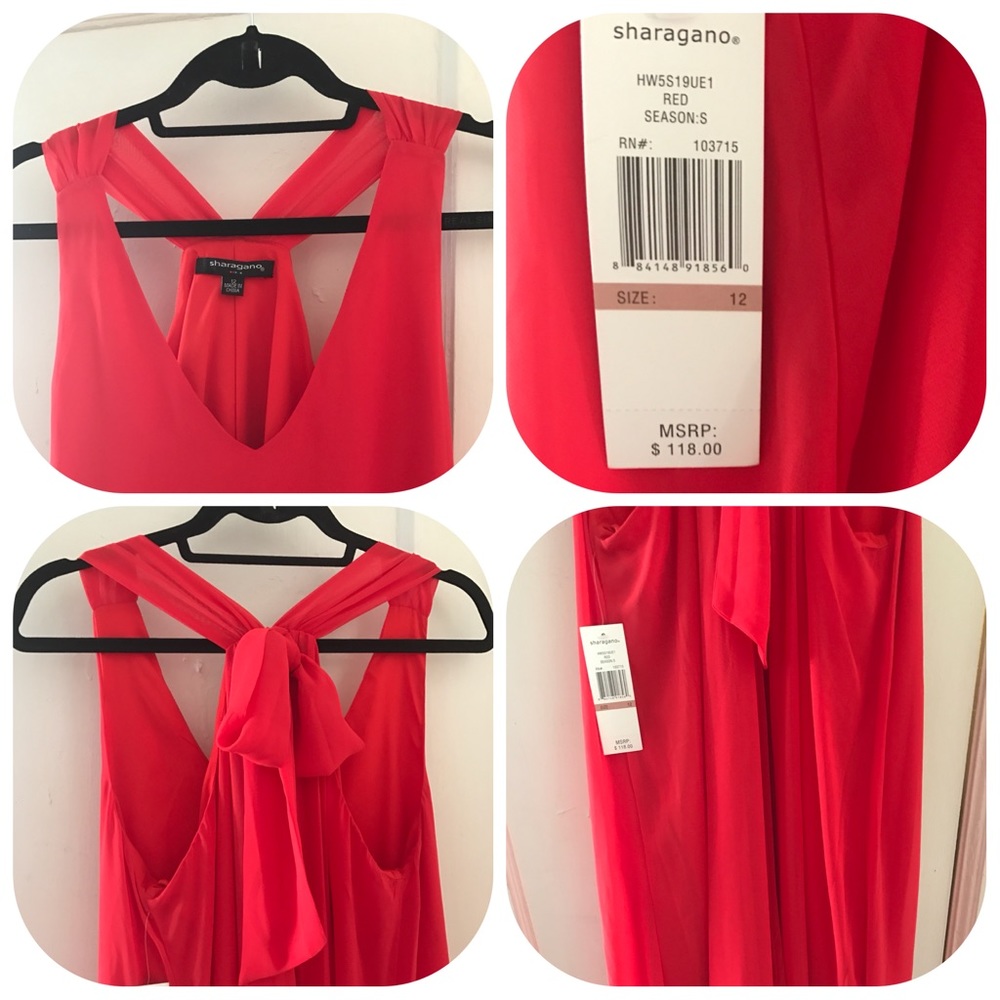 Sleeveless Red Sharagano Dress!