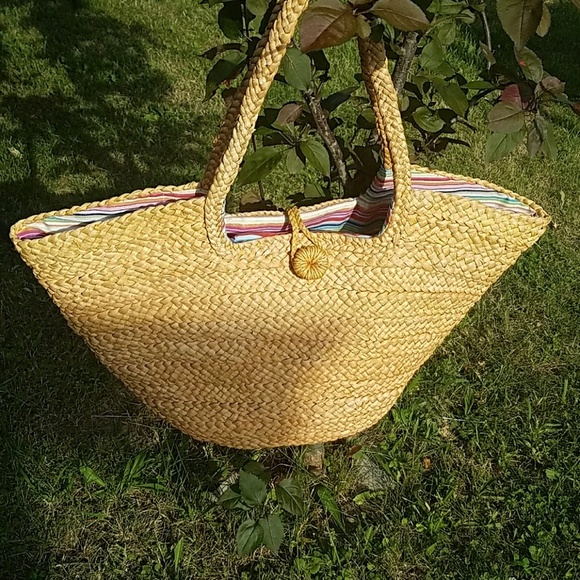 San Diego Hat Company Handbags - NWOT Large Straw Beach Tote
