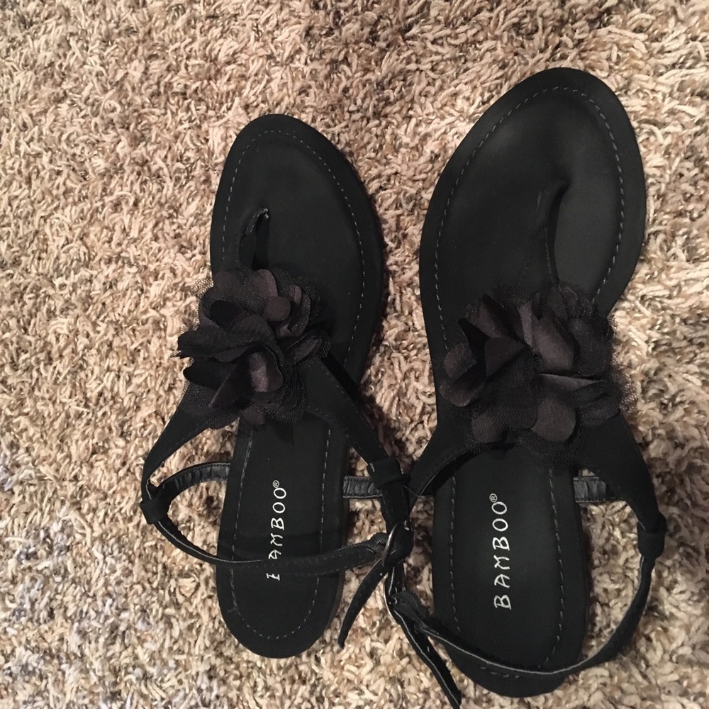 Black sandals