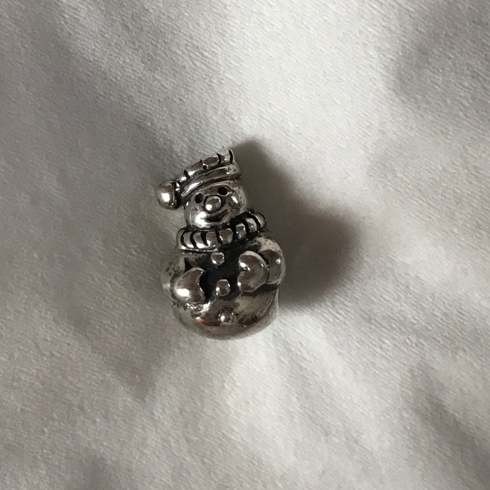 Snowman Pandora charm
