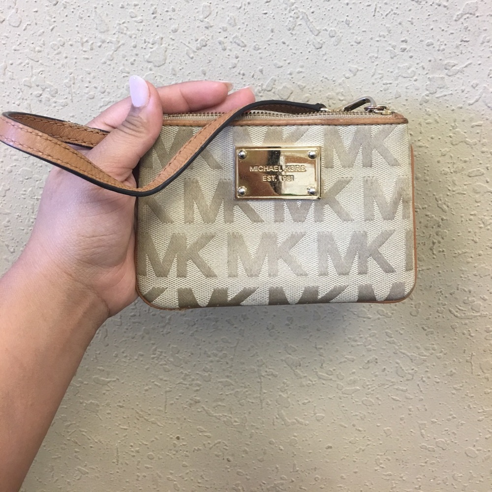 Michael Kors Wristlet MK Logo