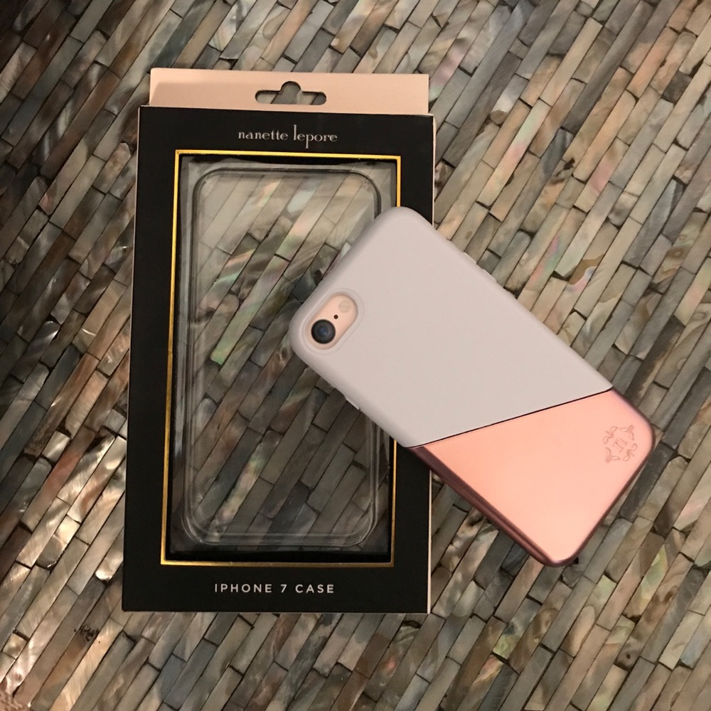 Nanette Lepore Rose Gold iPhone 7 Case ✨