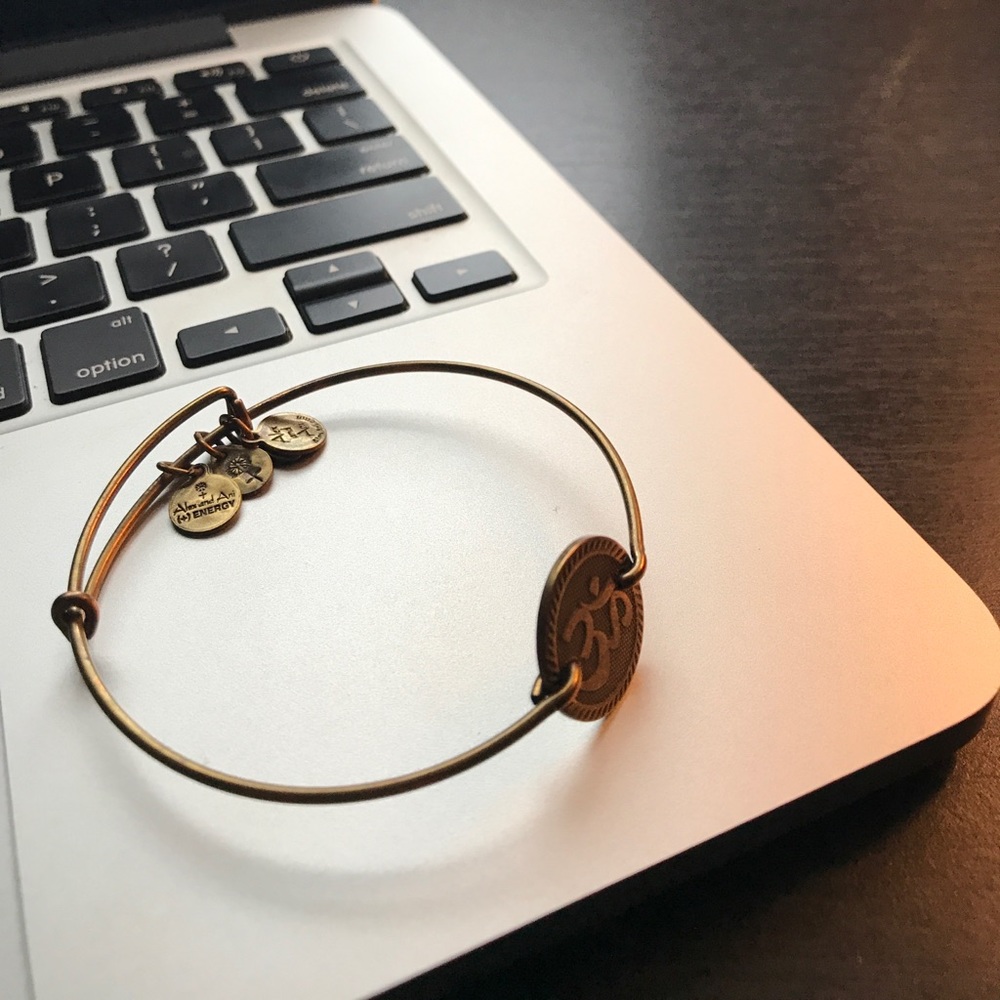 Alex & Ani Om Bangle