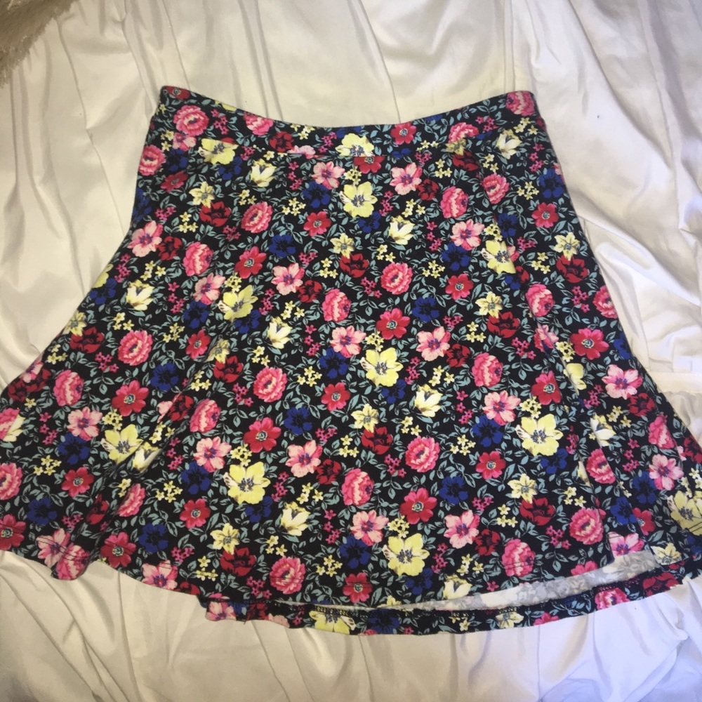 Floral skater skirt