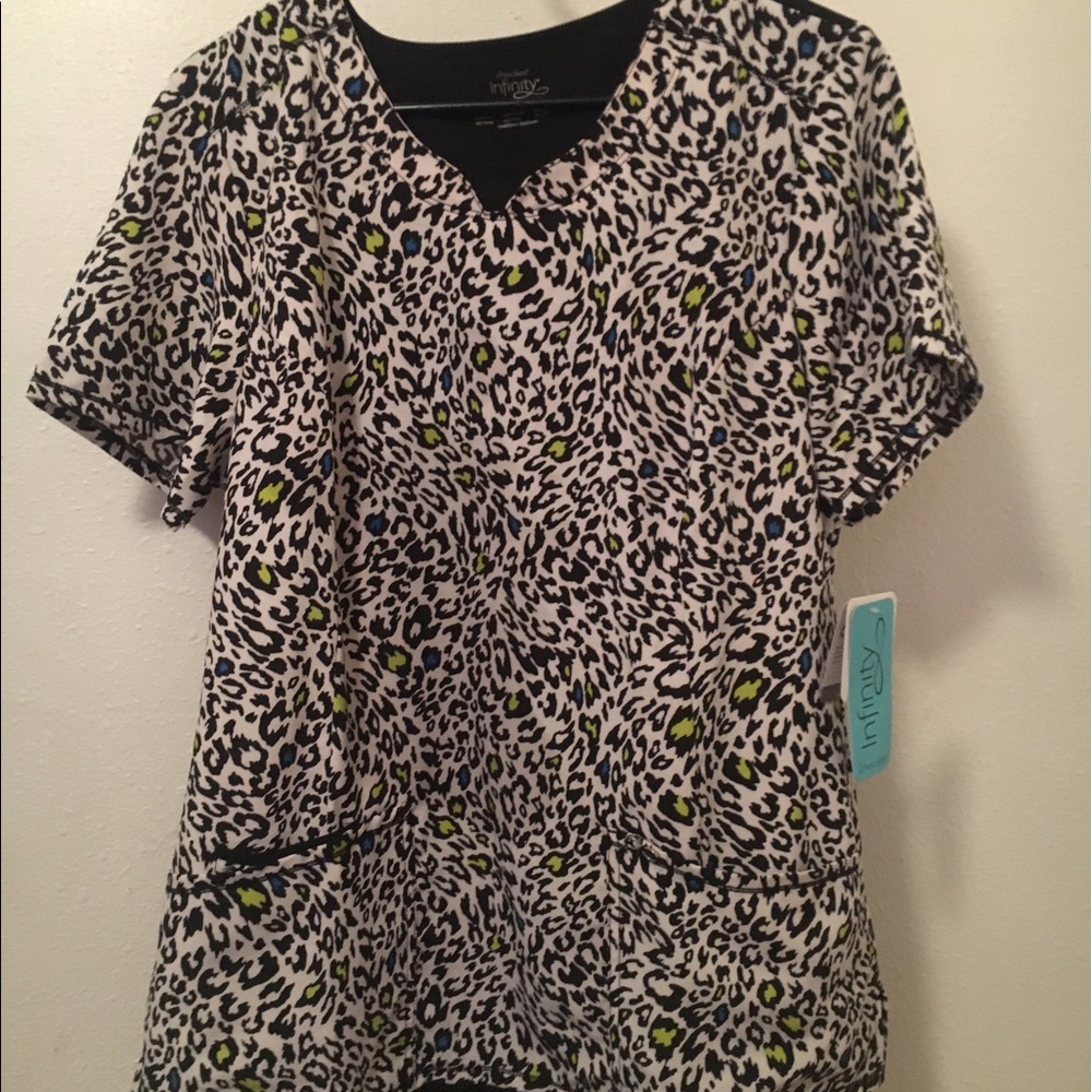 V neck scrub top
