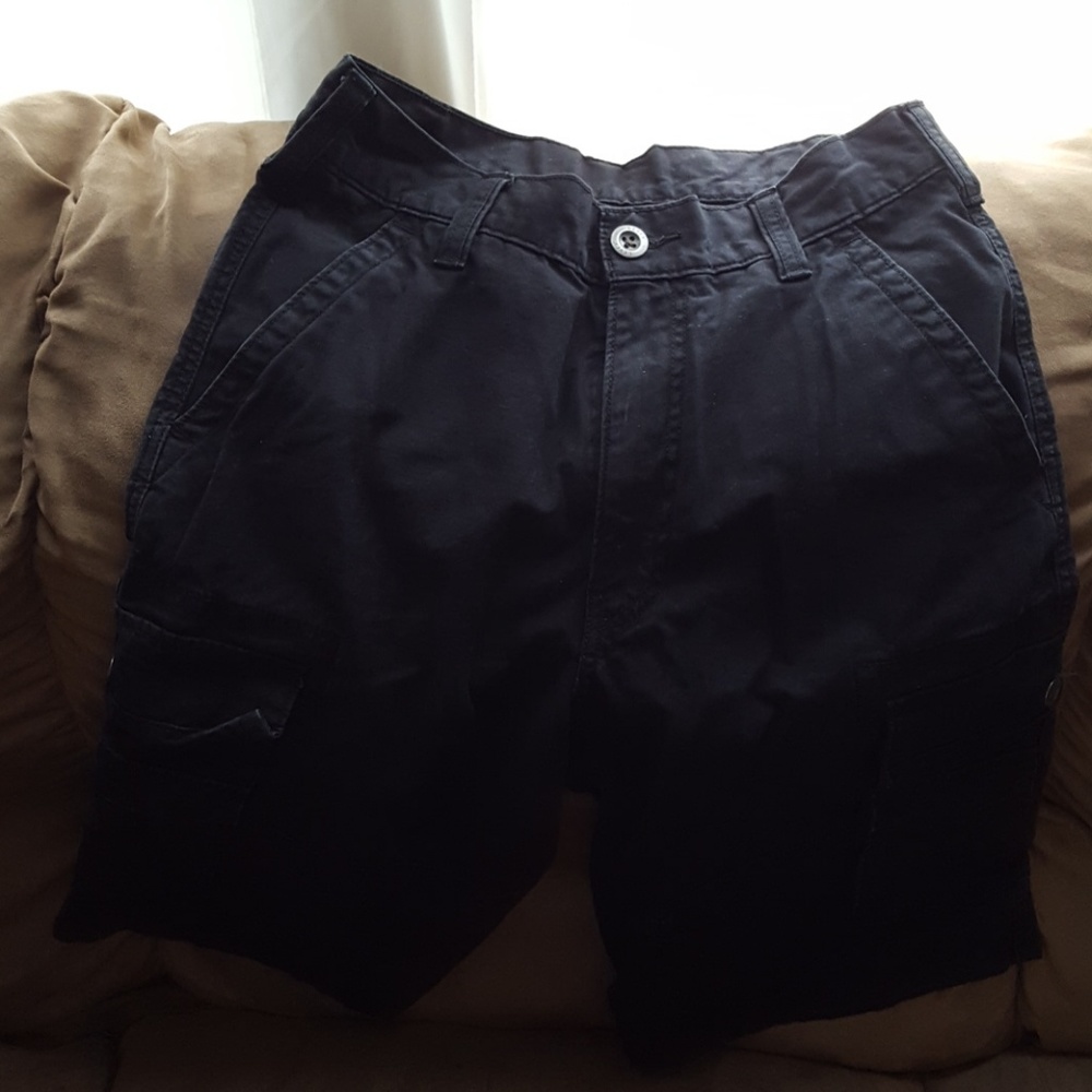 Men's black Levi cargo shorts