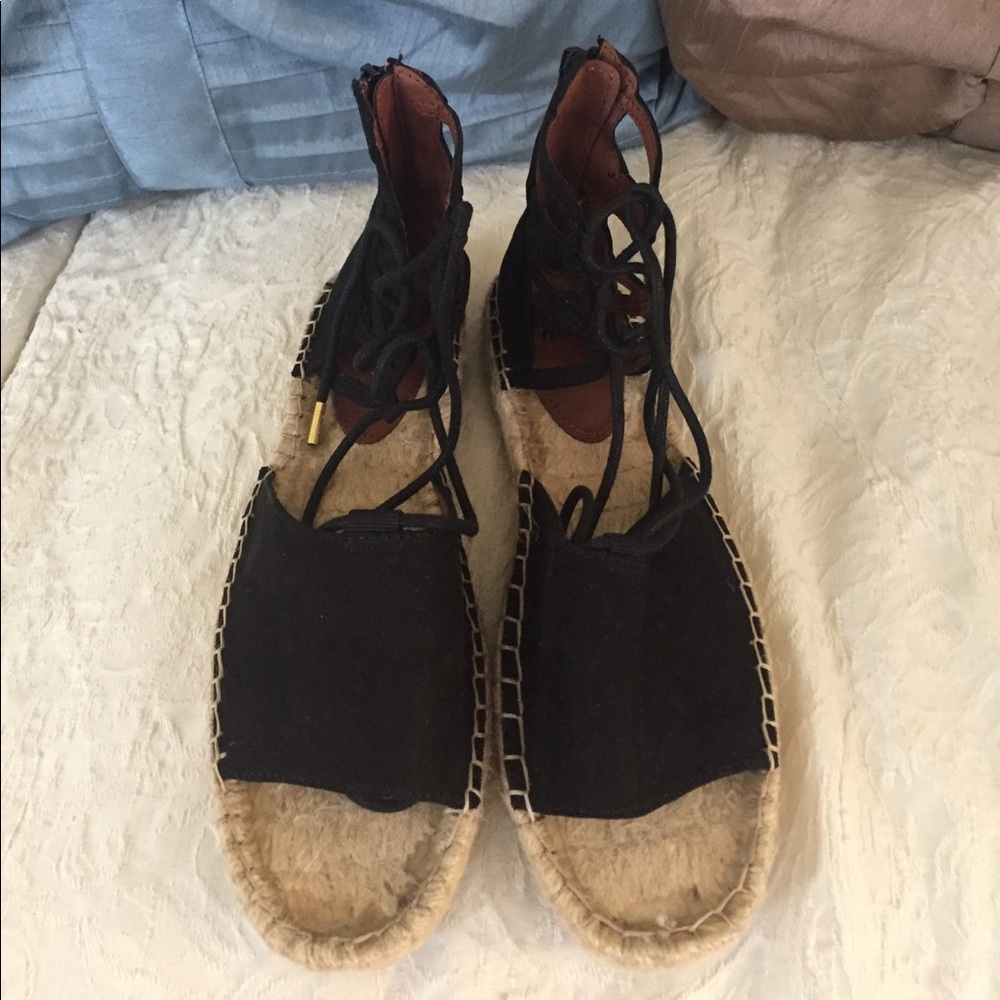 Black Espadrilles Shoes