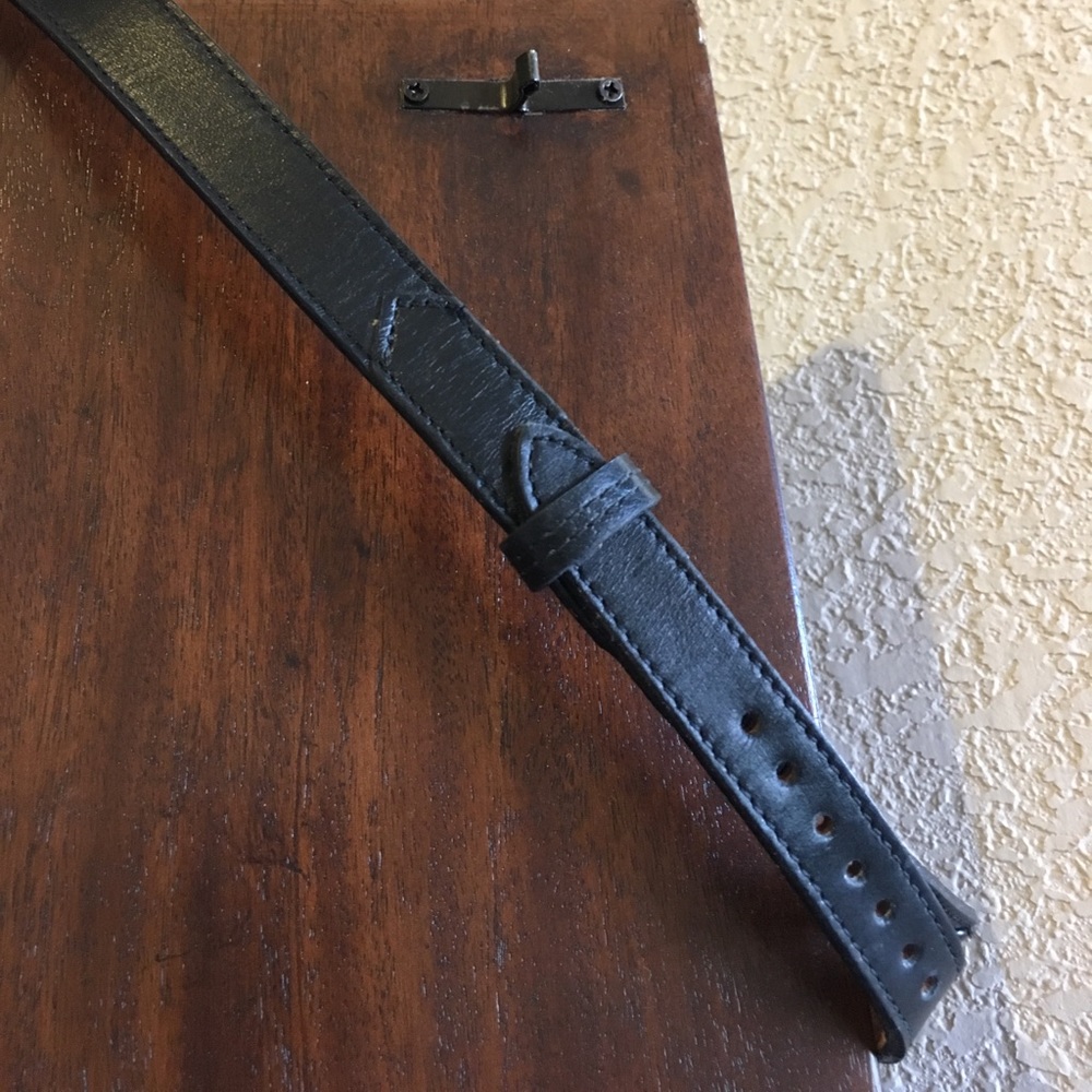 🌵Black leather Justin belt, Top Grain Cowhide 🌵