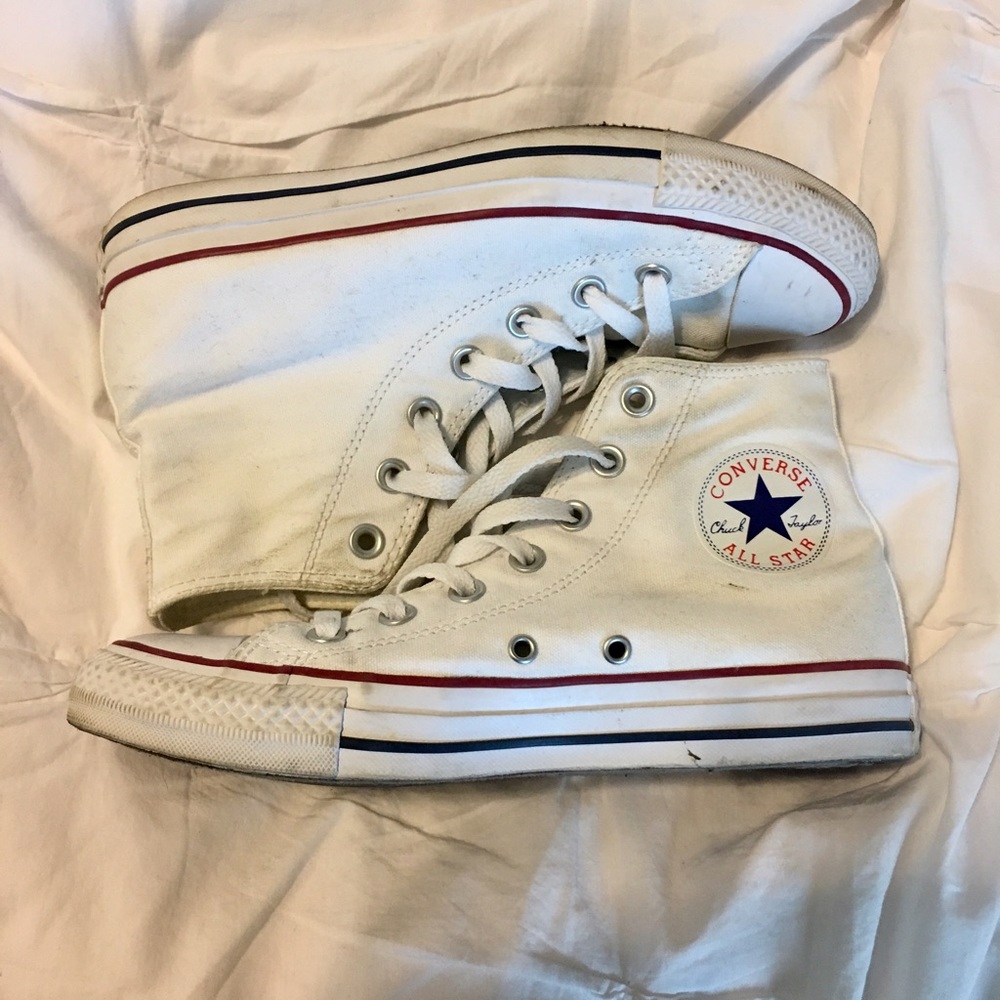 White High Top Converse