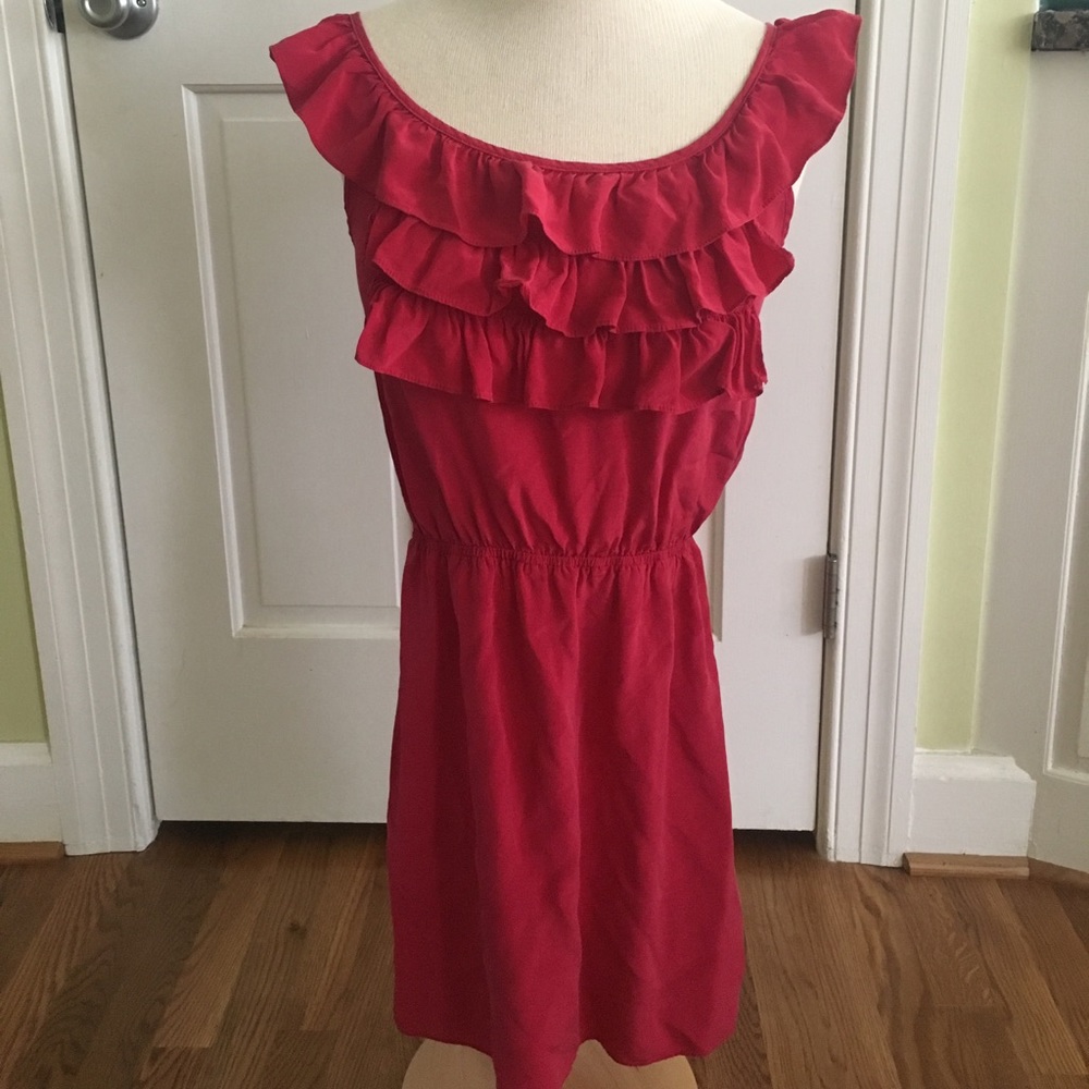 Amanda Uprichard Ruffle Dress