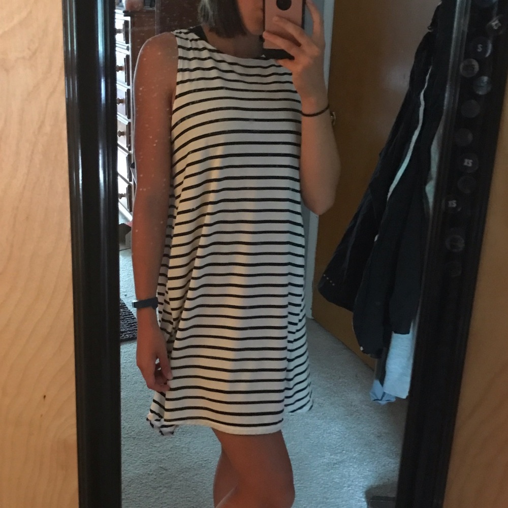 LiuSiRan Striped Dress. Size Small