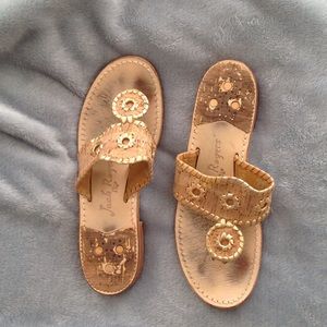 Gold & Bamboo Jack Rogers