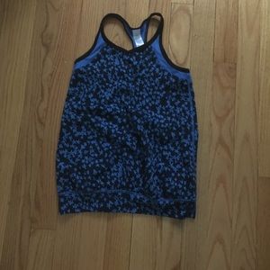 Ivivva Blue and Black Star top Girls Size 8