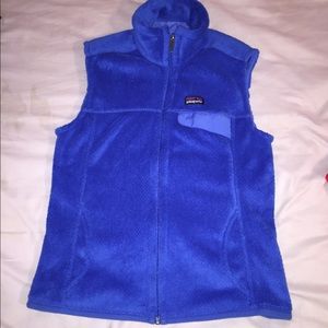 women's M blue patagonia vest
