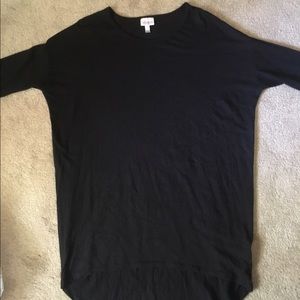 Black LulaRoe Irma top