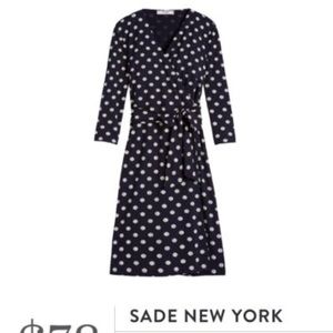 Only worn once!  Sade wrap dress