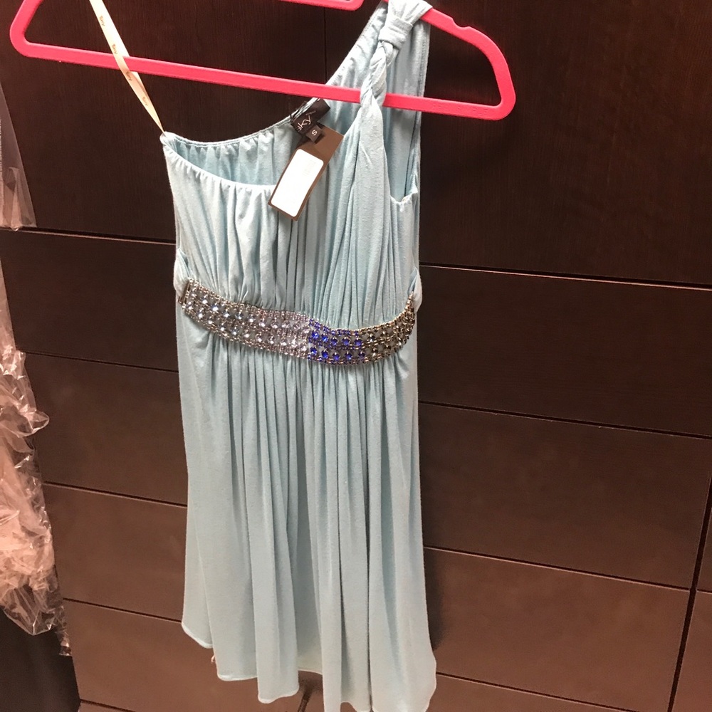 Baby blue sky dress