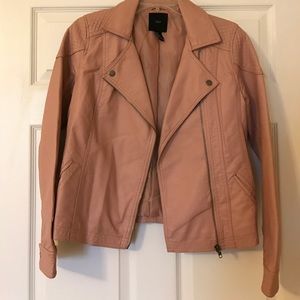 Blush Leather Jacket
