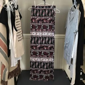 Full Tilt Maxi Skirt with 2 leg slits