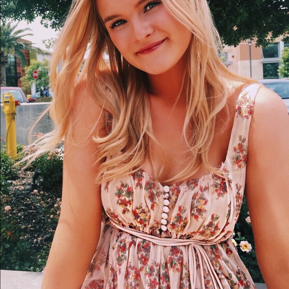 free people flower dress