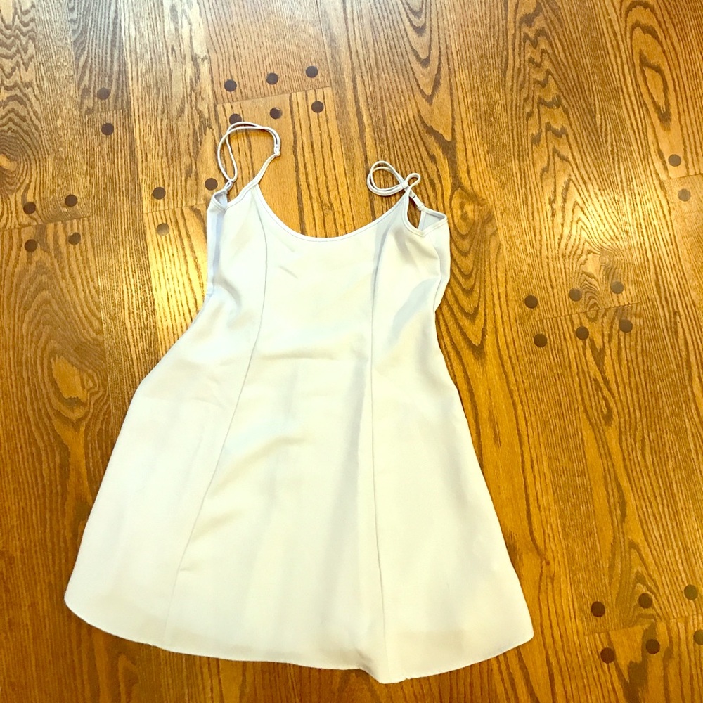 Cute, light blue mini dress
