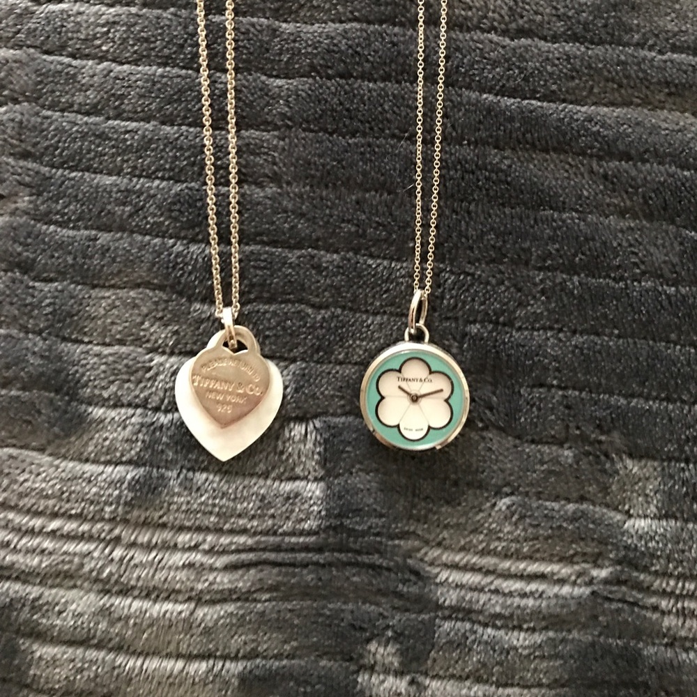 Tiffany and co necklace. Authentic. $175 for both.