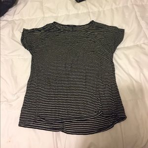 Forever 21 black and white striped shirt