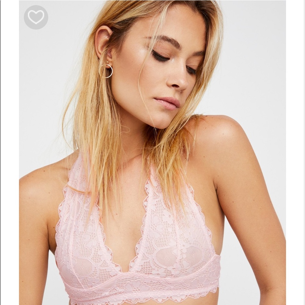 free people galloon halter bralette