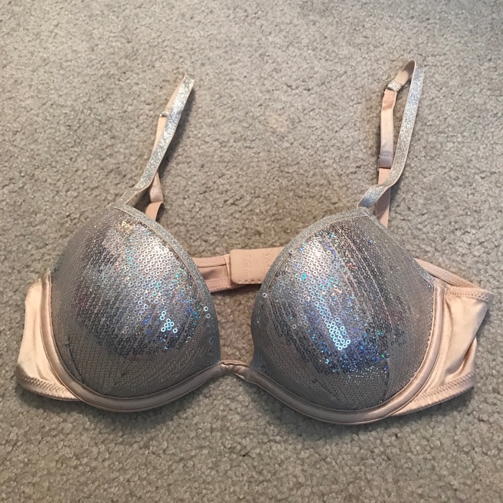 Limited edition PINK sequin bra